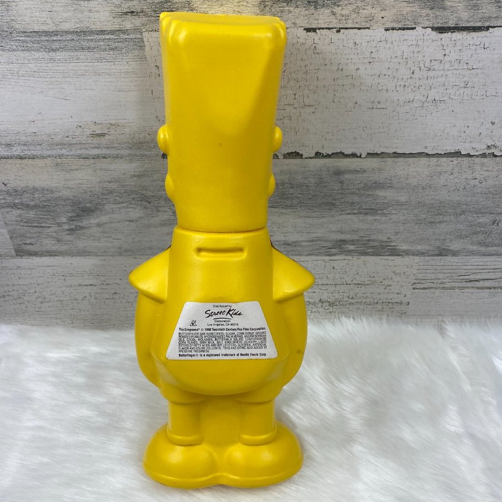 Vintage Butterfinger Plastic Bart Bank 1990 12.5" - Picture 8 of 13